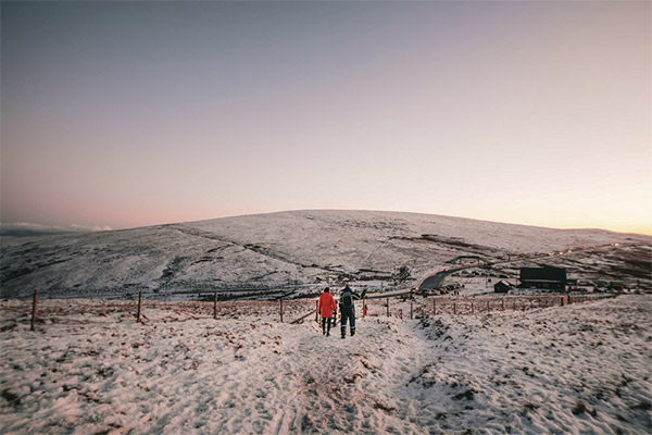 Snowy mountain