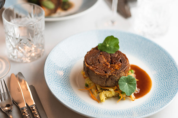 A delicious plate of food from Refuge on the Isle of Man