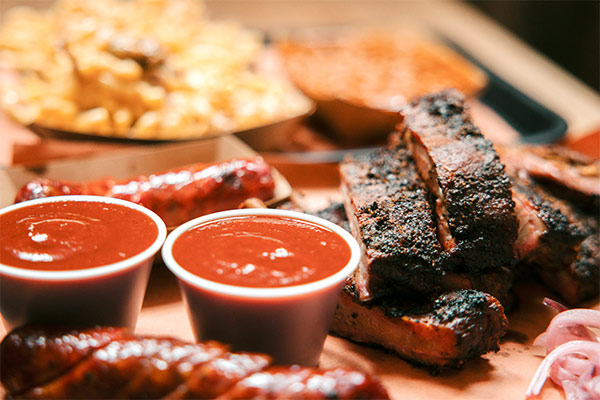 Close up of Jak Smokehouse's steak