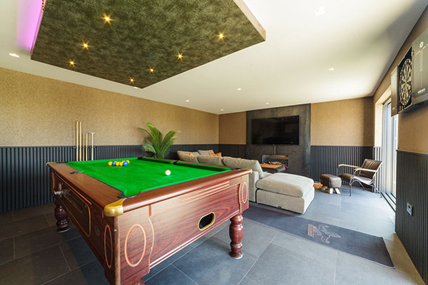 Lilac House games room