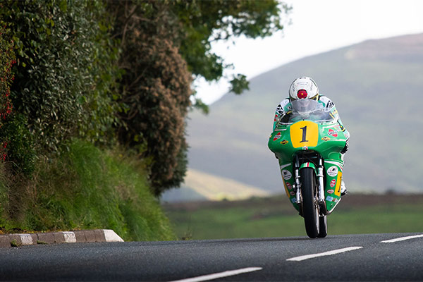 McGuiness cresting during the Isle of Man TT