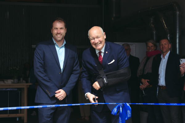 Isle of Man’s Lieutenant Governor, His Excellency Sir John Lorimer opening