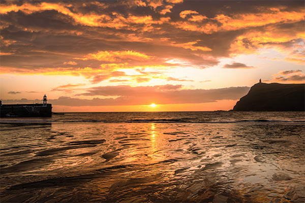 Sunset at Port Erin