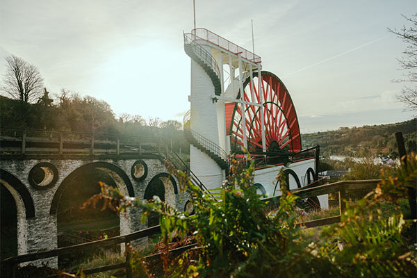 The famous Laxey Wheel on the Isle of Man
